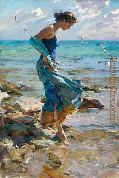 The Allure painting - Garmash The Allure art painting